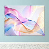 Vloeiende harmonie in beweging canvas afdruk (Insitu (Houten vloer))