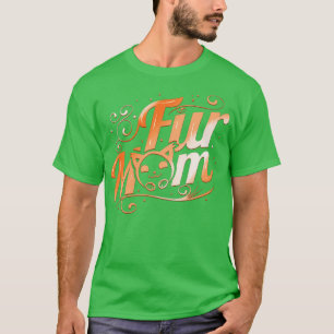Vloeiende kat voor moeder op zaterdag t-shirt