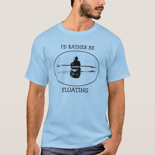 Vloeiende Kayak T-Shirt (Voorkant)