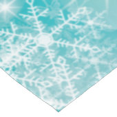 Vloeiende kerstsnowflakes tafelkleed (Gekanteld)