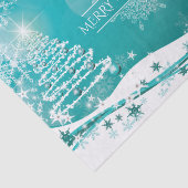 Vloeiende kerstsnowflakes tissuepapier (Detail)