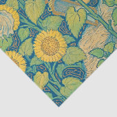 Vloeiende kindervrouw in zonnebloempitten tissuepapier (Detail)