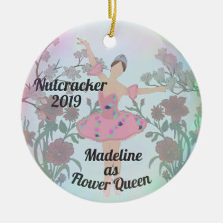 Vloeiende koningin/dauw-druppelnopper keramisch ornament