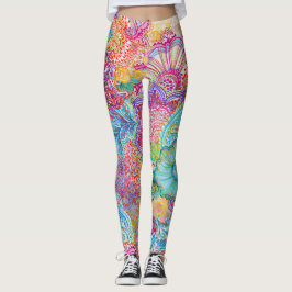 Vloeiende Leggings van het Omvergooien