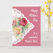 Vloeiende Moederdag van de dominee Bouquet Kaart (Gele Bloem)