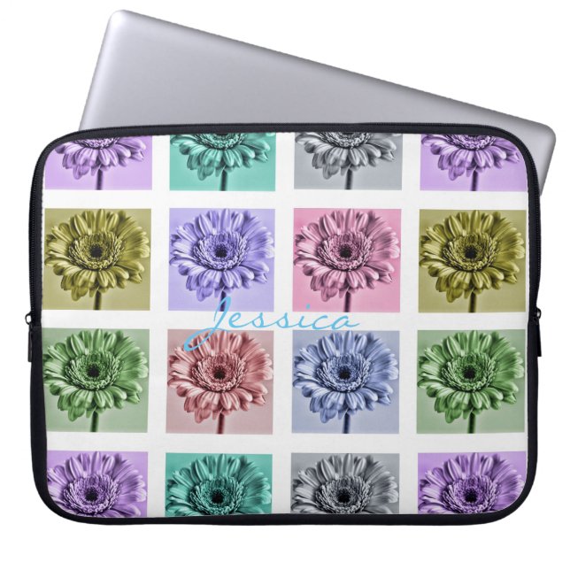 Vloeiende Pop op maat Laptop Sleeve (Voorkant)