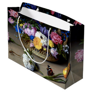 Vloeiende stille bosschaert Nederlandse schilderku Large Cadeauzakje
