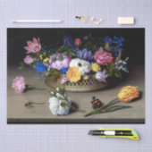 Vloeiende stille bosschaert Nederlandse schilderku Tissuepapier (Craft)