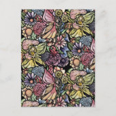 Vloeiende tuintuintuinen briefkaart (Voorkant)