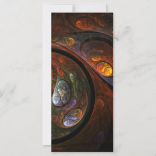 Vloeiende verbinding Abstracte Art Rack-Kaart