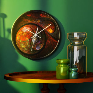 Vloeiende verbinding Abstracte art rondom Grote Klok