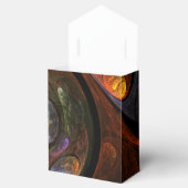 Vloeiende verbinding Abstracte kunst Bedankdoosjes (Geopend)