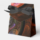 Vloeiende verbinding Abstracte kunst Bedankdoosjes (Voorkant Zijde)