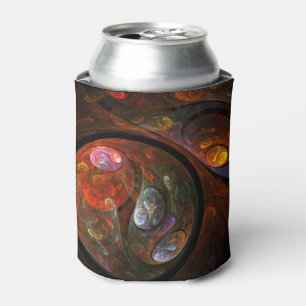 Vloeiende verbinding Abstracte kunst Blikjeskoeler