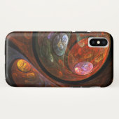 Vloeiende verbinding Abstracte kunst Case-Mate iPhone Case (Achterkant (horizontaal))