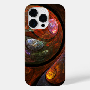 Vloeiende verbinding Abstracte kunst Case-Mate iPhone 14 Pro Hoesje