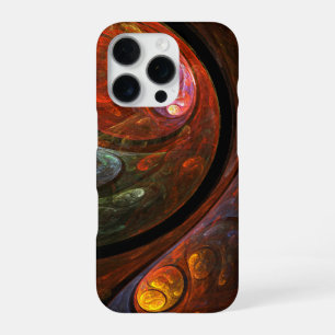 Vloeiende verbinding Abstracte kunst iPhone 16 Pro Hoesje
