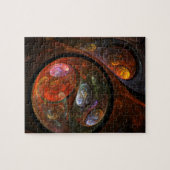 Vloeiende verbinding Abstracte kunst Legpuzzel (Horizontaal)