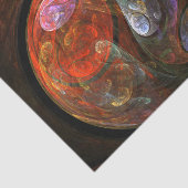 Vloeiende verbinding Abstracte kunst Tissuepapier (Detail)