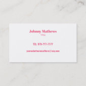  vloeiende Visitekaartjes (Achterkant)