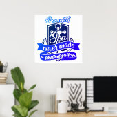 Vloeiende Zeeen hebben nog nooit een gesmoord zeem Poster (Thuiskantoor)