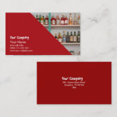 Vloeiflessen Visitekaartje (Voorkant / Achterkant)