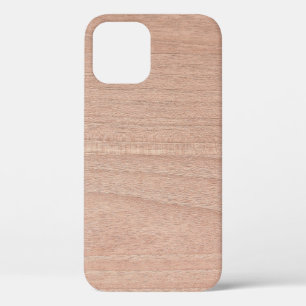 Vloeihout met gladde, heldere textuur iPhone 12 hoesje