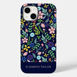 Vloeiing Modern Floral Case-Mate iPhone 14 Hoesje