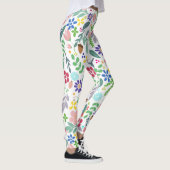 Vloeiing Modern Floral Leggings (Rechts)