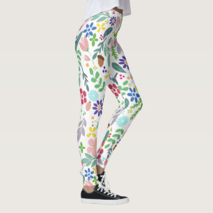 Vloeiing Modern Floral Leggings