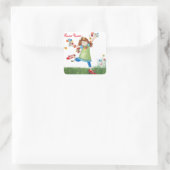 Vloeiingsschakelaars Vierkante Sticker (Tas)