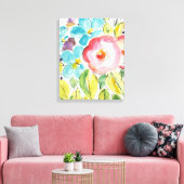 Vloeiingsverplaatsing II Canvas Afdruk (Insitu (Woonkamer))