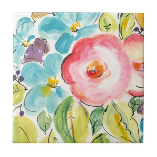 Vloeiingsverplaatsing II Tegeltje (Voorkant)