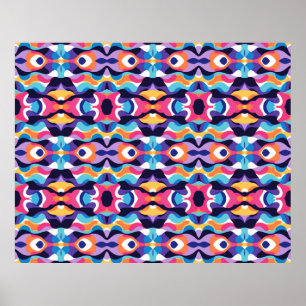Vloeistof abstract 2 poster