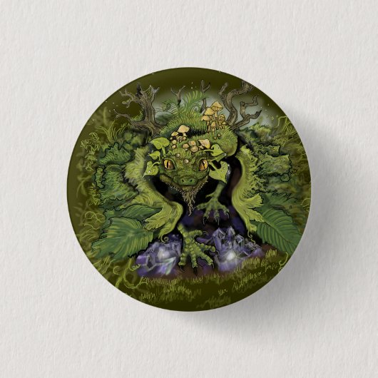 Vloeistof Dragon~Button Ronde Button 3,2 Cm (Voorkant)