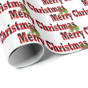 Vloeistoftekst voor kerst cadeaupapier