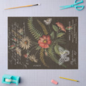  Vloer Bouquet en Ephemera ontkoppeling Tissuepapier (Craft)