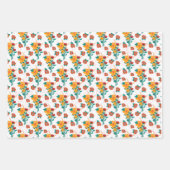 Vloer-Bouquet Inpakpapier Vel (Voorkant 2)