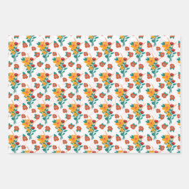 Vloer-Bouquet Inpakpapier Vel