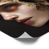 Vloer en bont Surreal Gothic Fantasy Art Poster (Hoek)