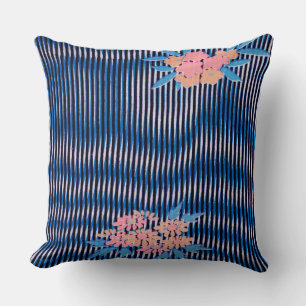 Vloer- en Stripespatroon, Japans ontwerp Kussen