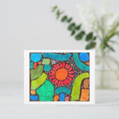 Vloer in de Valley, Klee Briefkaart (Staand voorkant)