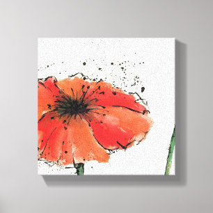 Vloer in volste bloei canvas afdruk