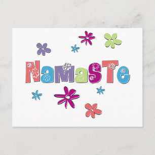 Vloer Namaste Yoga Gear Briefkaart