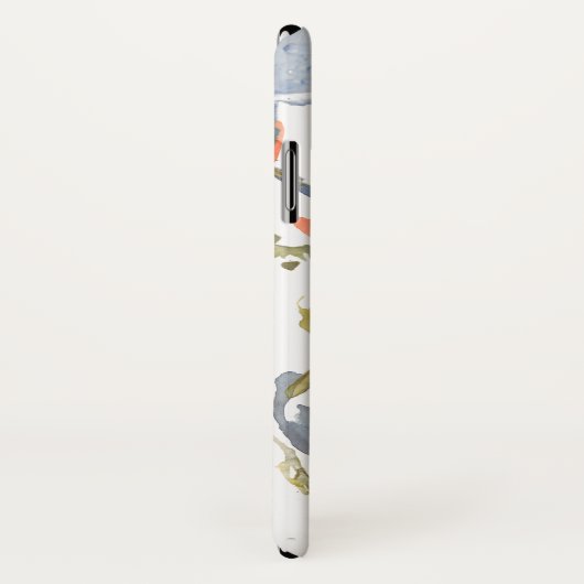 Vloerbedekking - Waterverf bloemen en gedichten Case-Mate iPhone Case (Achterkant / rechts)