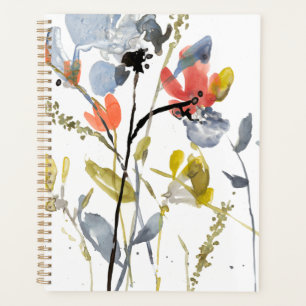 Vloerbedekking - Waterverf bloemen en gedichten Planner