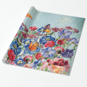 Vloerbeemdje -  Waterverf van Floral Cadeaupapier
