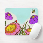 Vloerbeemdweit Mousepad Muismat (Met muis)