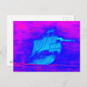 vloerboot 1 briefkaart (Voorkant / Achterkant)