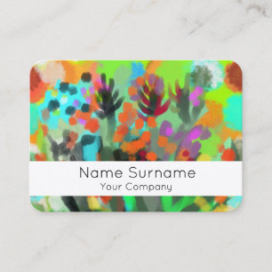 Vloerboquet visitekaartje